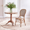 Rossini Antique Finish Side Chair Styled with table