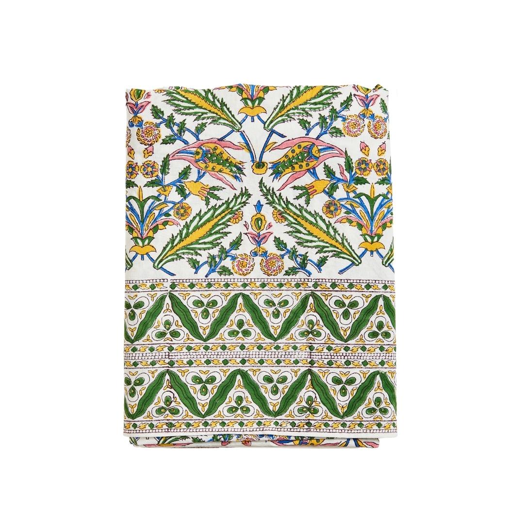 Royal Block Print Table Cloth from Dear Keaton