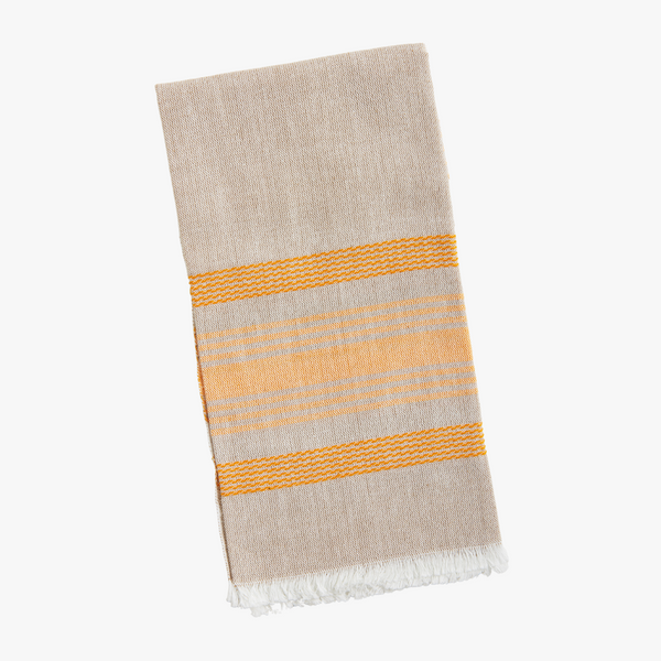 Saffron Stripe Hand Towel