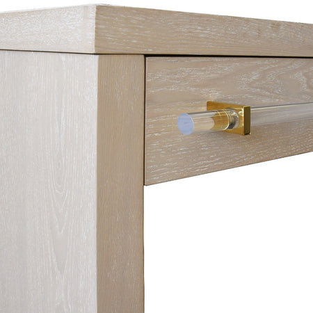 Sandbar Oak Desk Close Up
