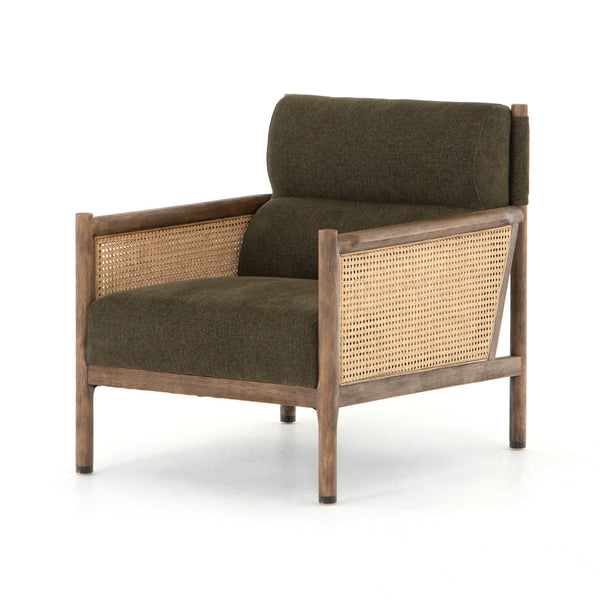 Sawyer Olive and Cane Chair