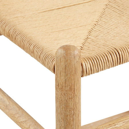 Scandi Natural Counter Stool Closeup