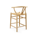 Scandi Natural Counter Stool Back View