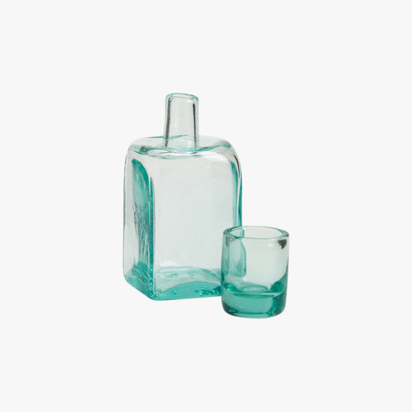 Seaside Carafe and Drinking Glass