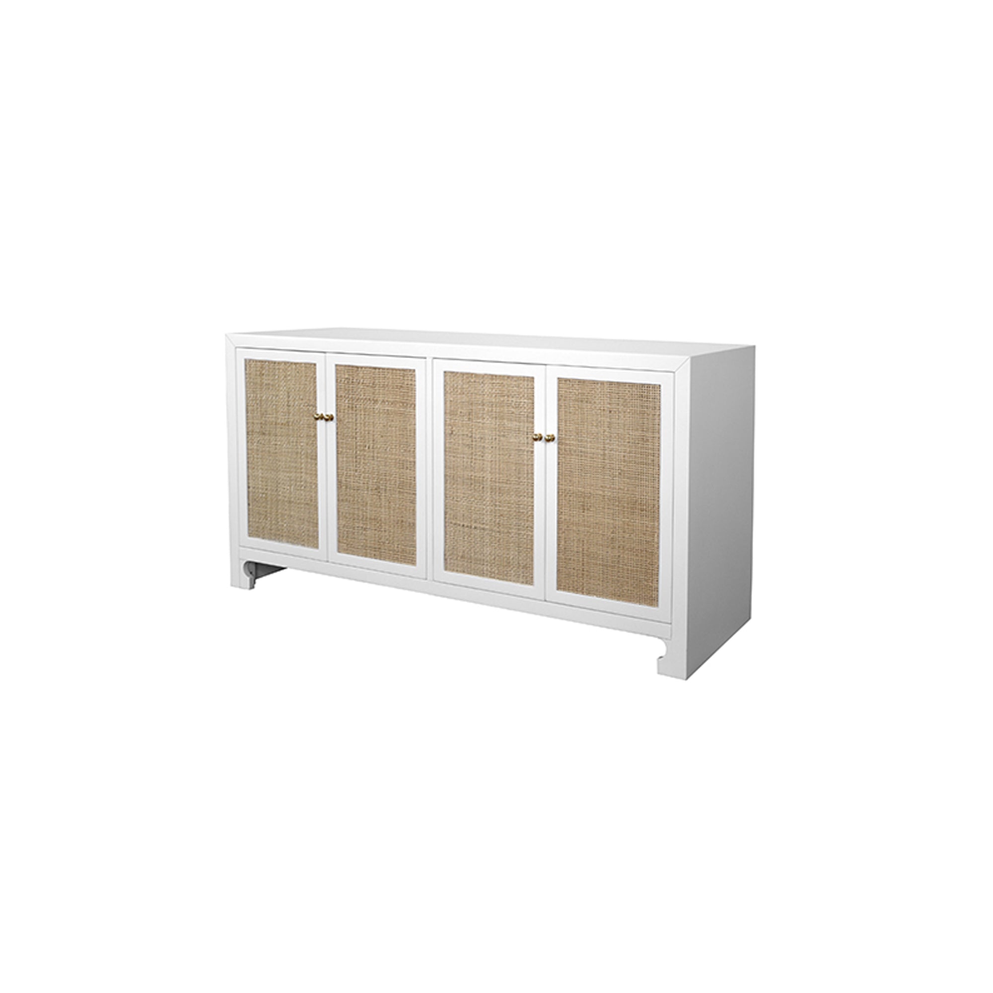 Sloan White Cabinet Angle View