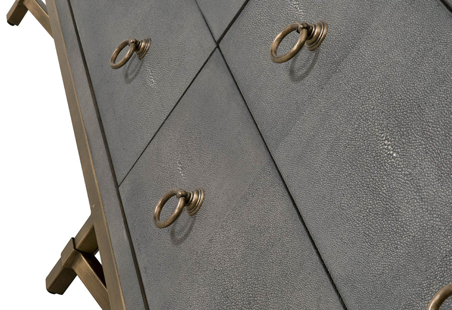 Smith Grey Shagreen Detail