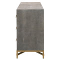 Smith Grey Shagreen Dresser Side View