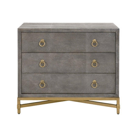 Smith Grey Shagreen Nightstand From Dear Keaton