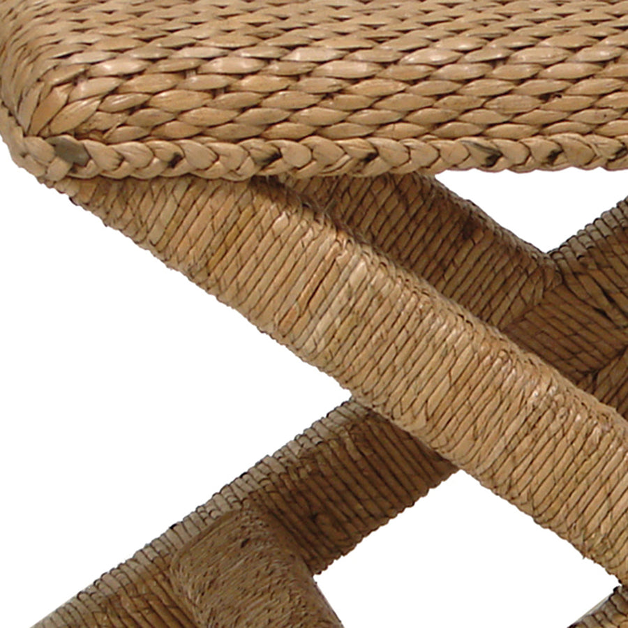 Soleil Cross Stool Closeup
