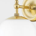 Sphere No. 1 Flush Mount Brass Close Up