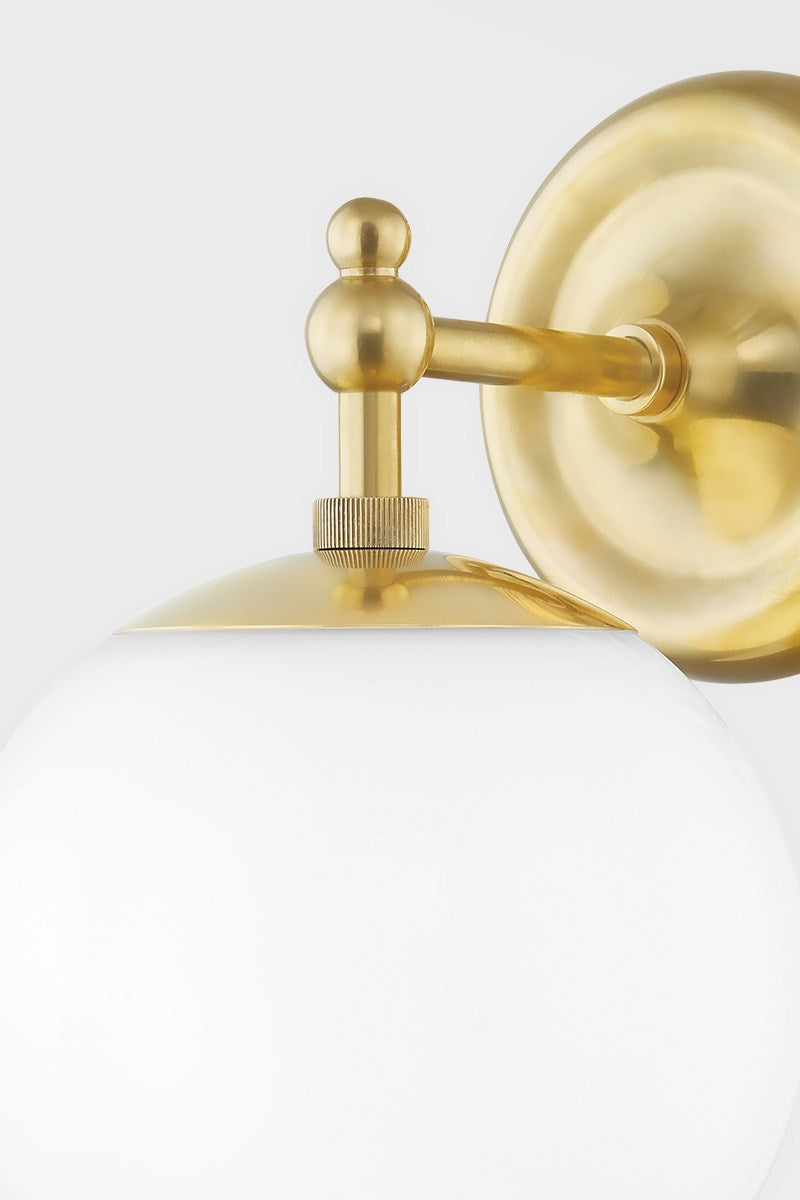 Sphere No. 1 Flush Mount Brass Close Up
