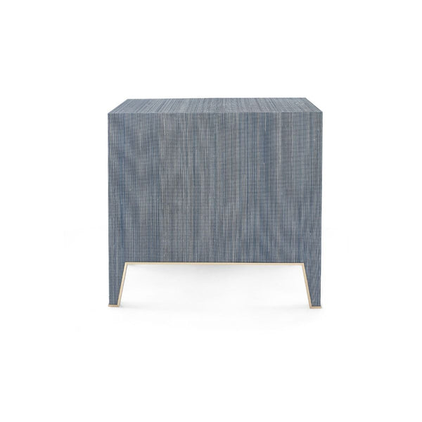 Stanfield Grasscloth Nightstand Back View