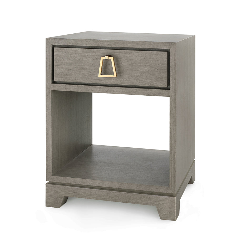 Stevie Grey Oak Side Table From Dear Keaton