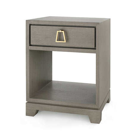 Stevie Grey Oak Side Table From Dear Keaton