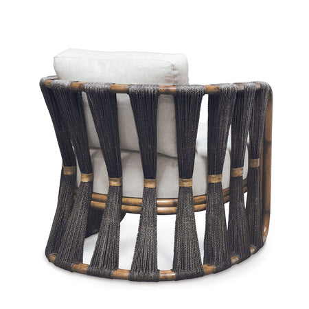 Strings Attached Espresso Lounge Chair Back View