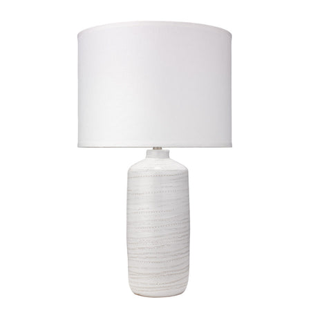 Tahoe White Ceramic Lamp