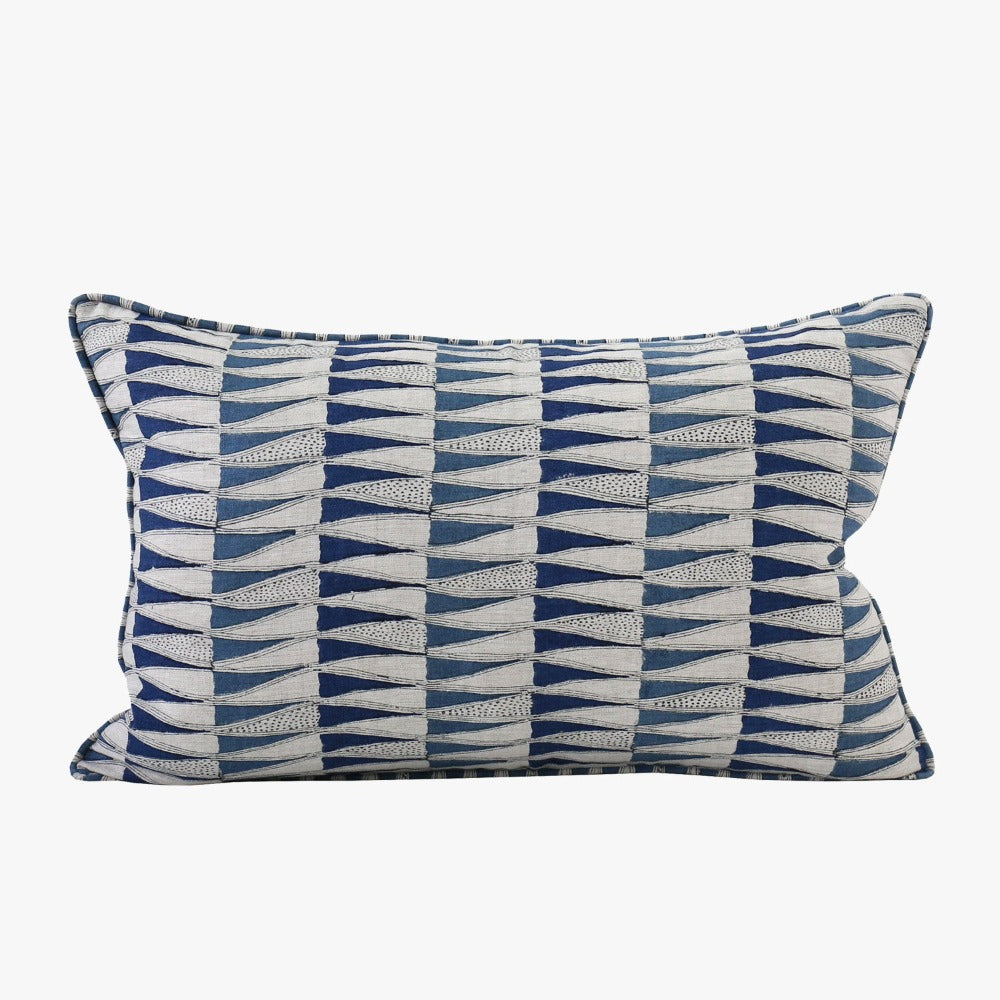Tangier Denim Lumbar Pillow Cover Walter G Pillows Dear Keaton