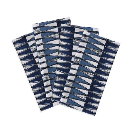 Tangier Denim Block Print Napkins