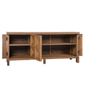Three Door Quadrant Sideboard Open View