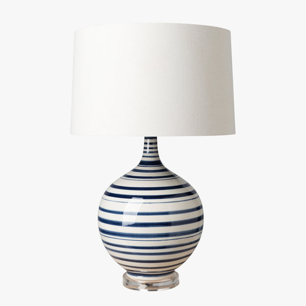 Tilos Blue Stripe Lamp