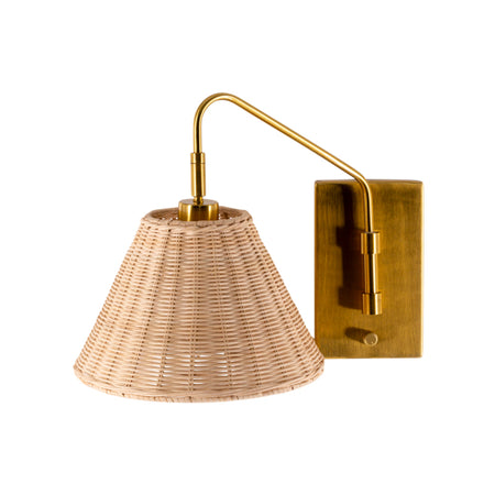 Tinsley Rattan Sconce From Dear Keaton