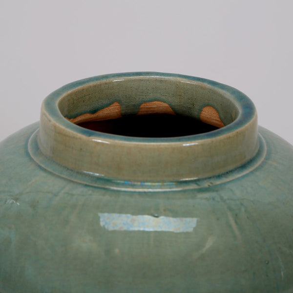 Trancoso Round Ceramic Pot Close Up