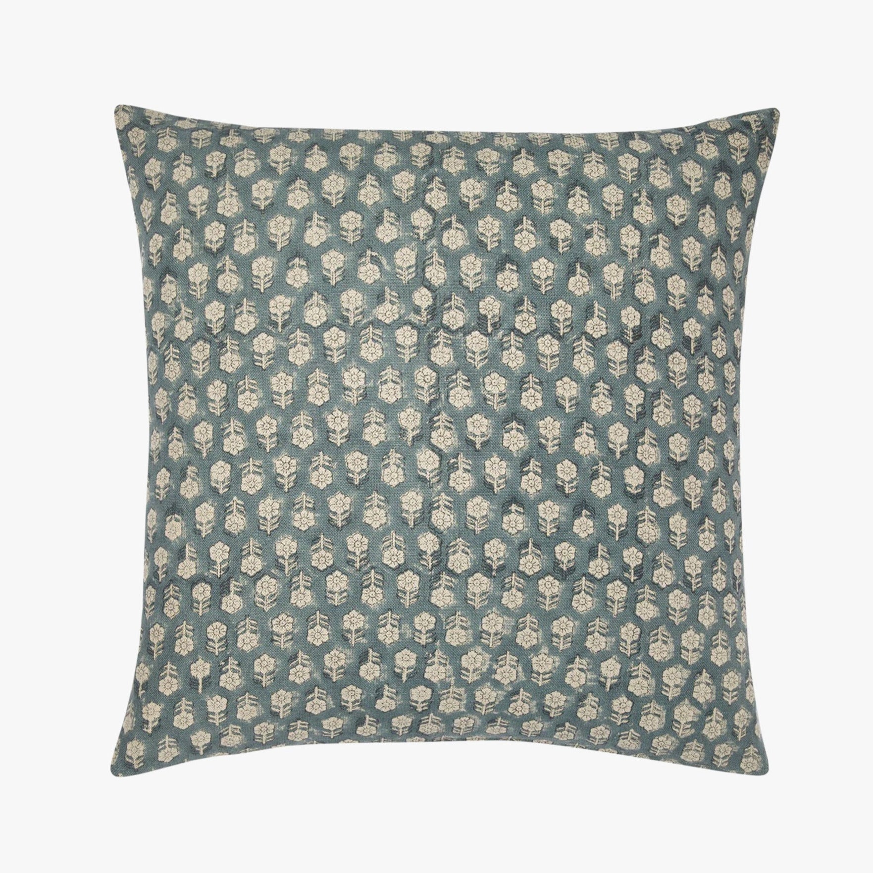 Tulsi Teal Pillow Cover