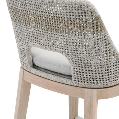 Turin Outdoor Counter Stool Back Closeup