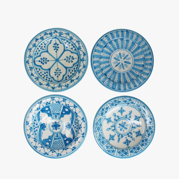 Turquoise Safi Appetizer Plate Set