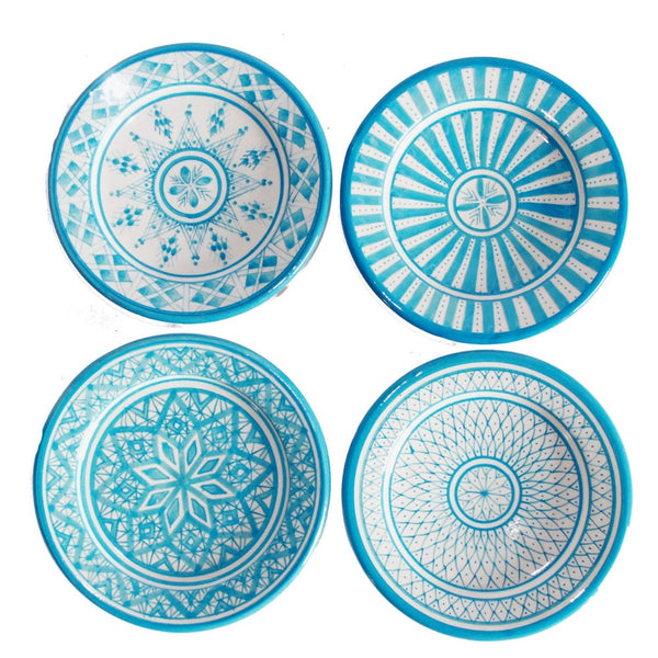 Turquoise Safi Dinner Plate Set
