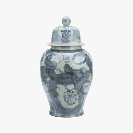 Twisted Flower Temple Jar