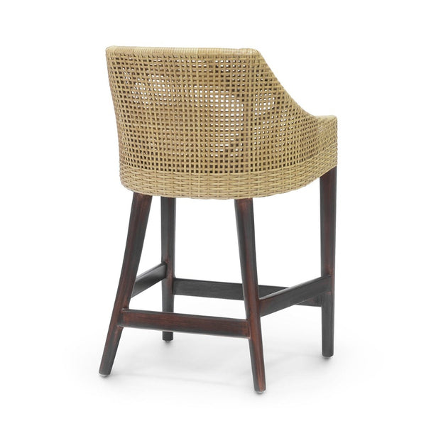 Vincent Honey Counter Stool Back View