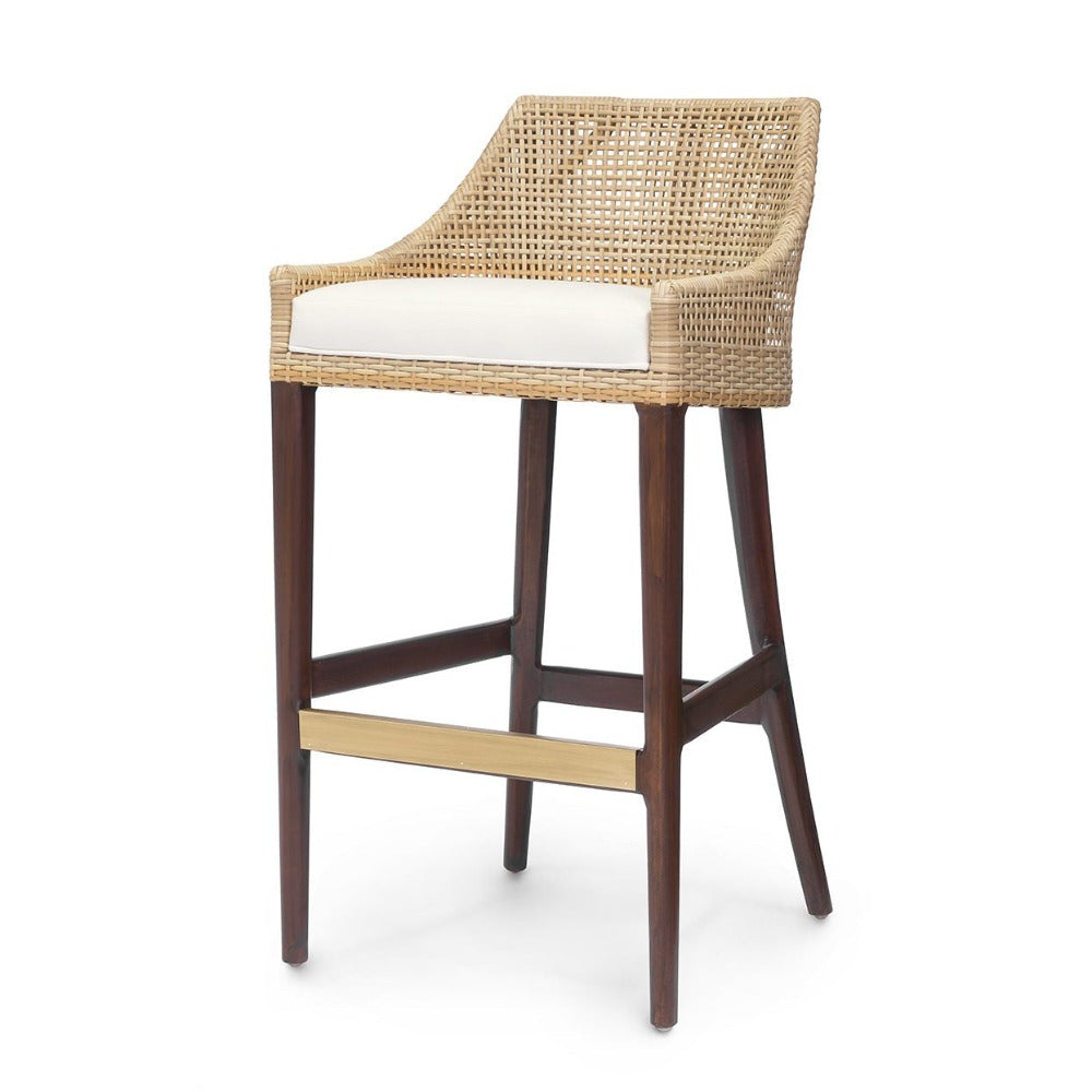 Vincent Honey Rattan Bar Stool Alternate View
