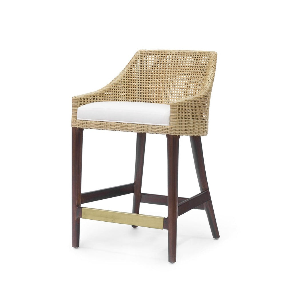 Vincent Honey Rattan Counter Stool