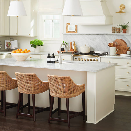 Vincent Honey Rattan Counter Stool