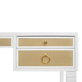Waldorf White Desk Hardware