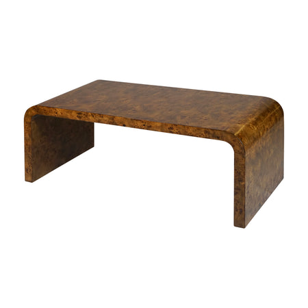 Waterfall Dark Burlwood Coffee Table From Dear Keaton