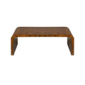 Waterfall Dark Burlwood Coffee Table Front View