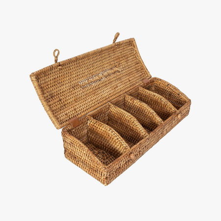 Wicker Tea Caddy