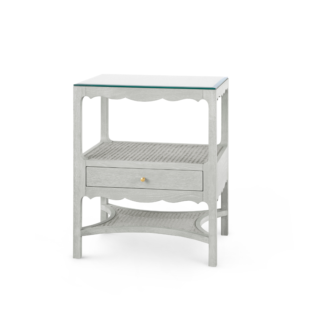 Alice Soft Grey Side Table from Dear Keaton