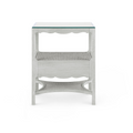 Alice Soft Grey Side Table Back