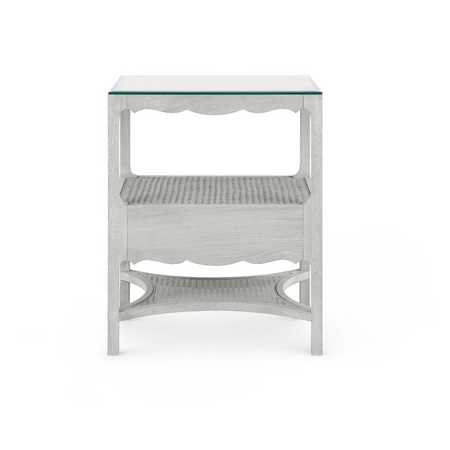 Alice Soft Grey Side Table Back