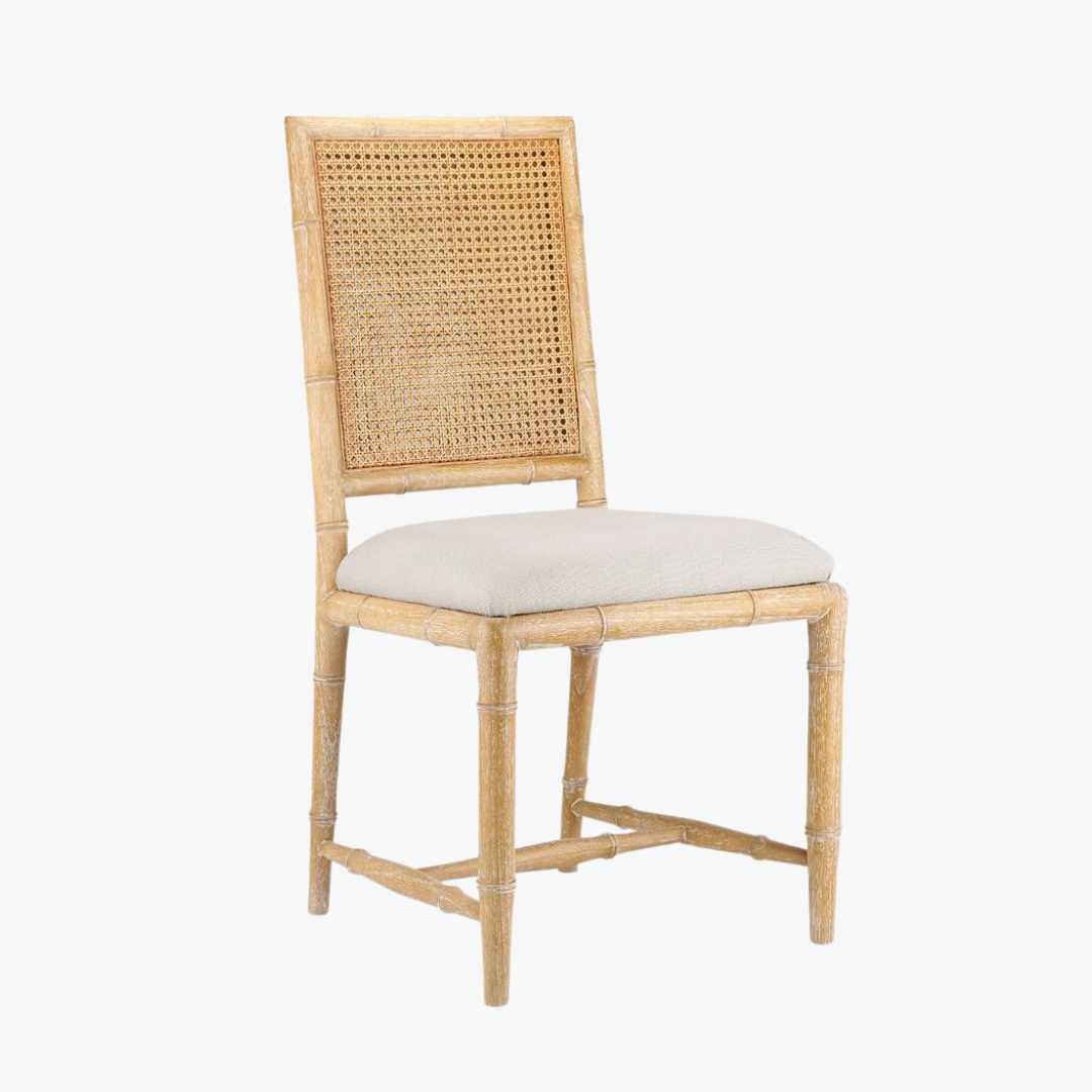 Allegra Limed Mahogany Side Chair by Dear Keaton