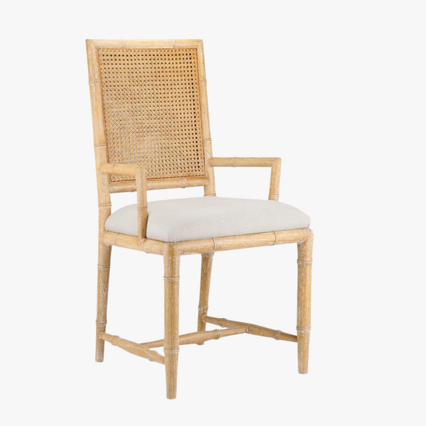 Allegra Limed Mahogany Arm Chair