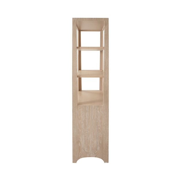 Whiting Oak Etagere Side View