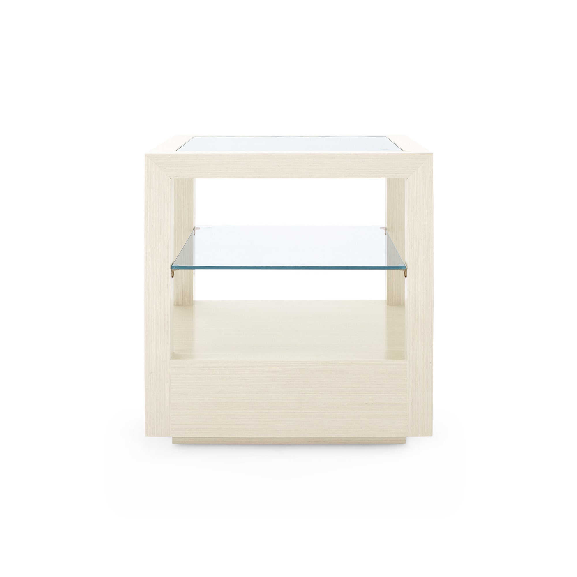 Williams Blanched Oak Side Table Back View