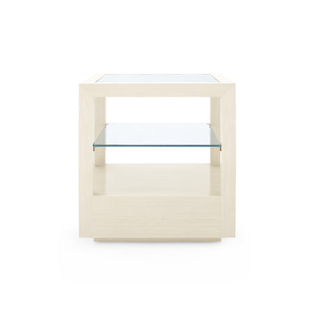 Williams Blanched Oak Side Table Back View