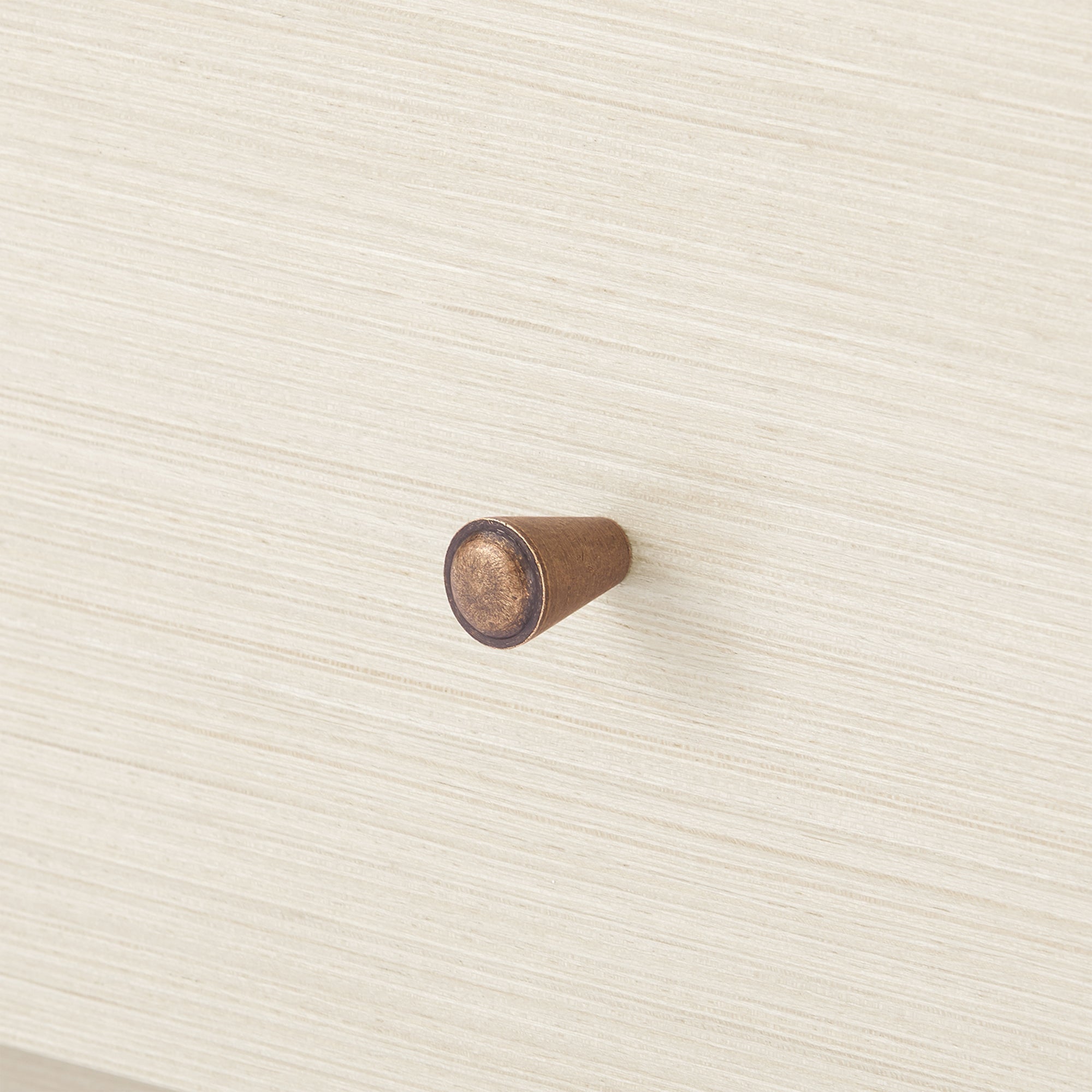 Williams Blanched Oak Side Table Hardware