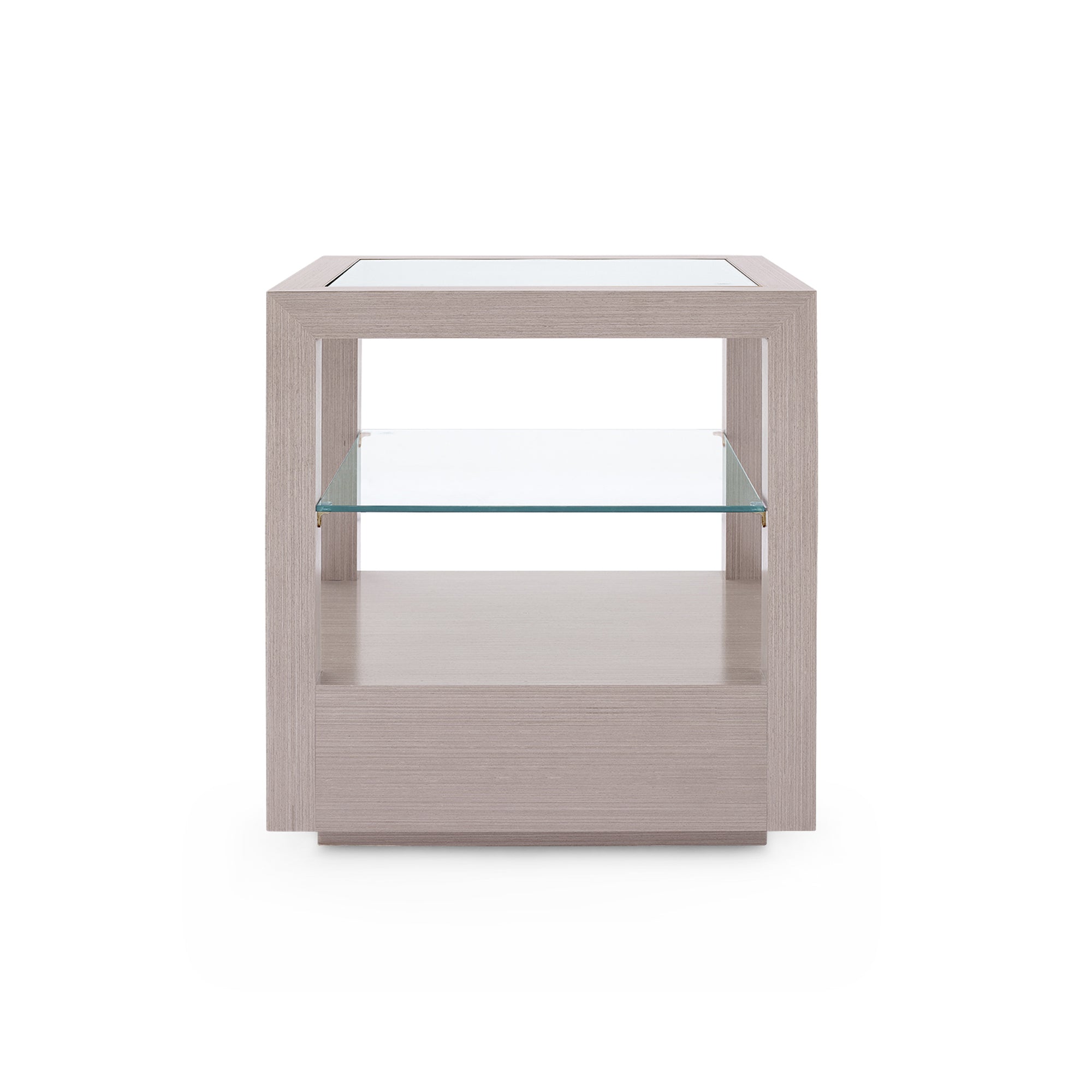 Williams Grey Oak Side Table Back View