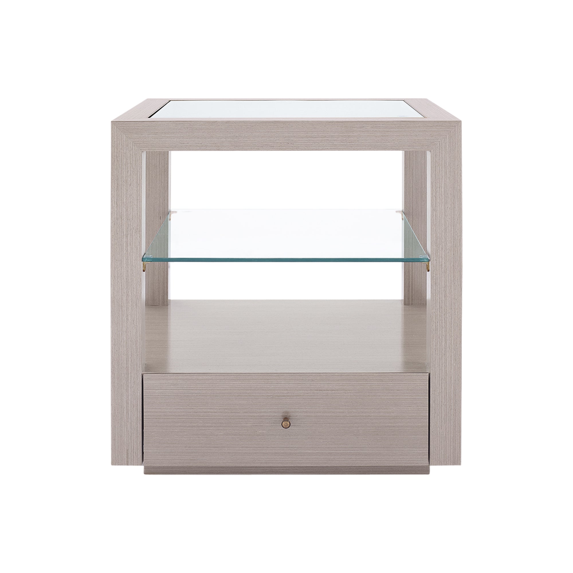 Williams Grey Oak Side Table From Dear Keaton